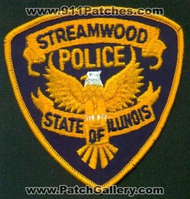 Streamwood Police
Thanks to EmblemAndPatchSales.com for this scan.
Keywords: illinois