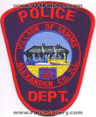 Tamms Police Dept
Thanks to EmblemAndPatchSales.com for this scan.
Keywords: illinois department village of alexander county