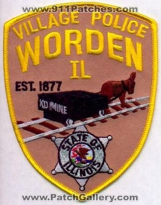 Worden Police
Thanks to EmblemAndPatchSales.com for this scan.
Keywords: illinois village