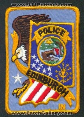 Edinburgh Police
Thanks to EmblemAndPatchSales.com for this scan.
Keywords: indiana