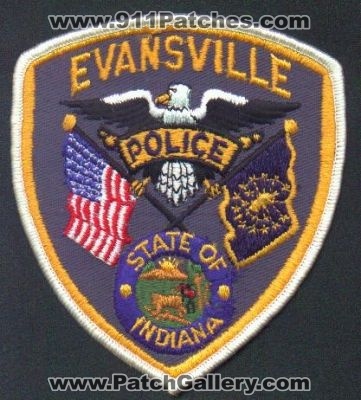 Evansville Police
Thanks to EmblemAndPatchSales.com for this scan.
Keywords: indiana