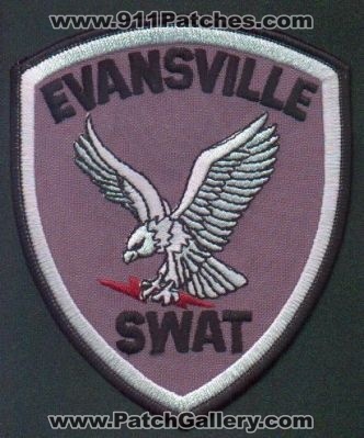 Evansville Police SWAT
Thanks to EmblemAndPatchSales.com for this scan.
Keywords: indiana