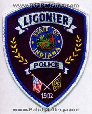 Ligonier Police
Thanks to EmblemAndPatchSales.com for this scan.
Keywords: indiana