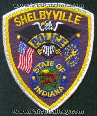Shelbyville Police
Thanks to EmblemAndPatchSales.com for this scan.
Keywords: indiana