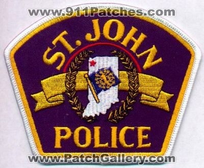 St John Police
Thanks to EmblemAndPatchSales.com for this scan.
Keywords: indiana saint