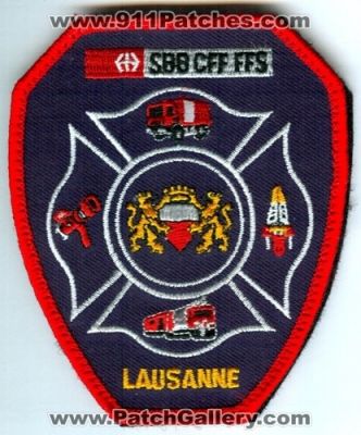 SBB CFF FFS Lusanne Swiss Federal Railroad Fire Rescue (Switzerland)
Scan By: PatchGallery.com

