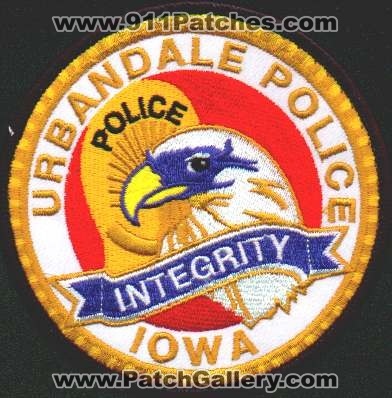 Urbandale Police
Thanks to EmblemAndPatchSales.com for this scan.
Keywords: iowa