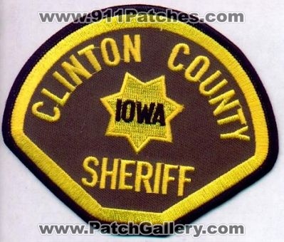Clinton County Sheriff
Thanks to EmblemAndPatchSales.com for this scan.
Keywords: iowa