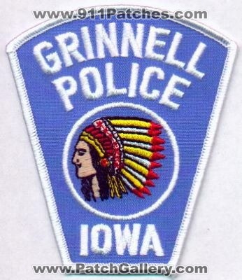 Grinnell Police
Thanks to EmblemAndPatchSales.com for this scan.
Keywords: iowa