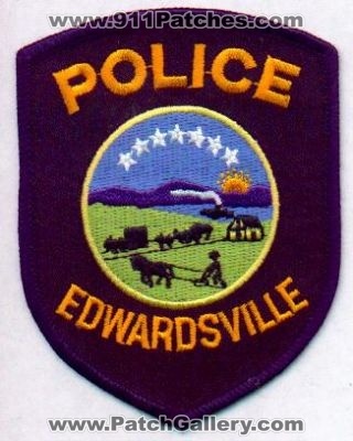 Edwardsville Police
Thanks to EmblemAndPatchSales.com for this scan.
Keywords: kansas