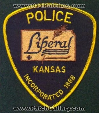 Liberal Police
Thanks to EmblemAndPatchSales.com for this scan.
Keywords: kansas