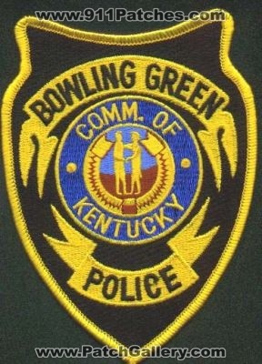 Bowling Green Police
Thanks to EmblemAndPatchSales.com for this scan.
Keywords: kentucky