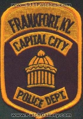 Frankfort Police Dept
Thanks to EmblemAndPatchSales.com for this scan.
Keywords: kentucky department