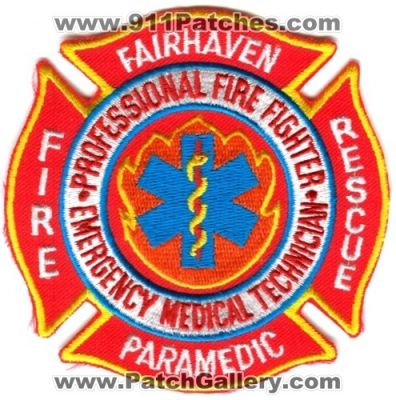 Fairhaven Fire Rescue Department Paramedic Patch (Massachusetts)
Scan By: PatchGallery.com
Keywords: dept. professional firefighter emergency medical technician emt ems iaff