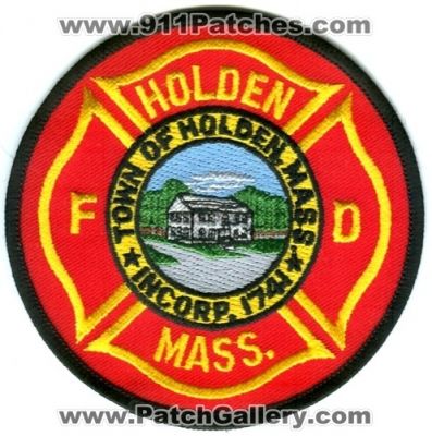 Holden Fire Department (Massachusetts)
Scan By: PatchGallery.com
Keywords: town of fd mass.