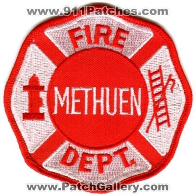 Methuen Fire Department (Massachusetts)
Scan By: PatchGallery.com
Keywords: dept.