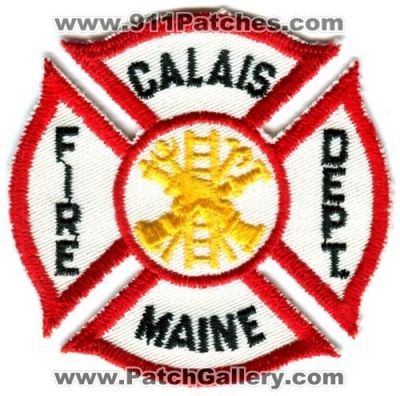 Calais Fire Department (Maine)
Scan By: PatchGallery.com
Keywords: dept.