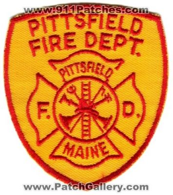 Pittsfield Fire Department (Maine)
Scan By: PatchGallery.com
Keywords: dept. f.d. fd
