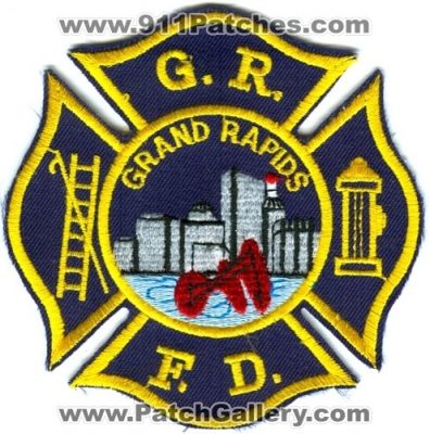Grand Rapids Fire Department Patch (Michigan)
Scan By: PatchGallery.com
Keywords: g.r.f.d. grfd dept.