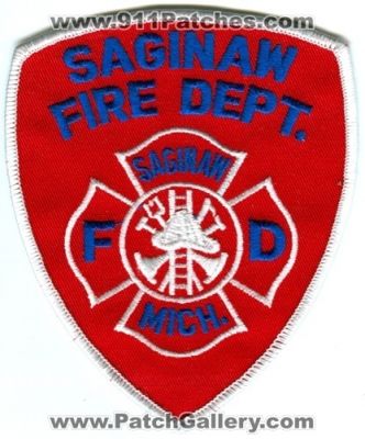 Saginaw Fire Department Patch (Michigan)
Scan By: PatchGallery.com
Keywords: dept. fd mich.