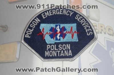 Polson Emergency Services (Montana)
Thanks to Perry West for this picture.
Keywords: ems