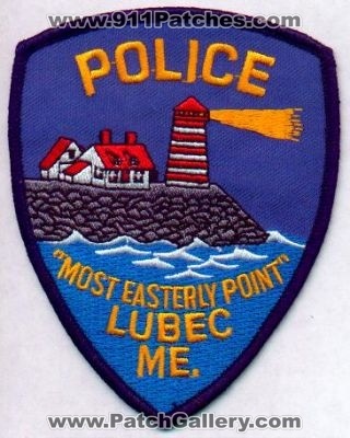 Lubec Police
Thanks to EmblemAndPatchSales.com for this scan.
Keywords: maine
