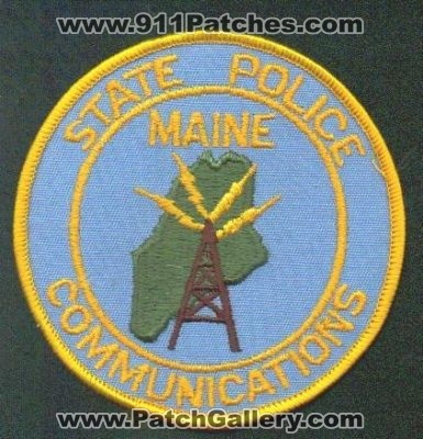 Maine State Police Communications
Thanks to EmblemAndPatchSales.com for this scan.
