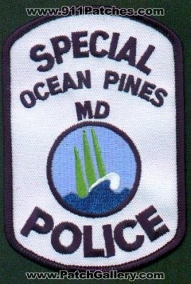 Ocean Pines Special Police
Thanks to EmblemAndPatchSales.com for this scan.
Keywords: maryland