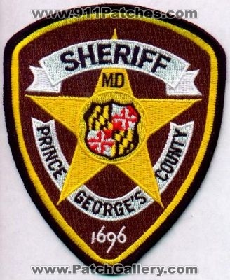 Prince George's County Sheriff
Thanks to EmblemAndPatchSales.com for this scan.
Keywords: maryland georges