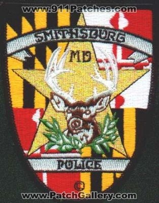 Smithsburg Police
Thanks to EmblemAndPatchSales.com for this scan.
Keywords: maryland