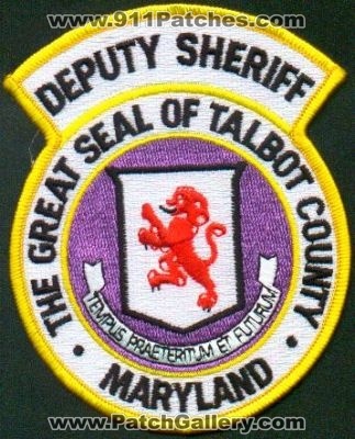 Talbot County Sheriff Deputy
Thanks to EmblemAndPatchSales.com for this scan.
Keywords: maryland