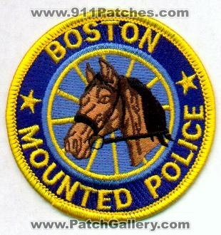 Boston Police Mounted Police
Thanks to EmblemAndPatchSales.com for this scan.
Keywords: massachusetts