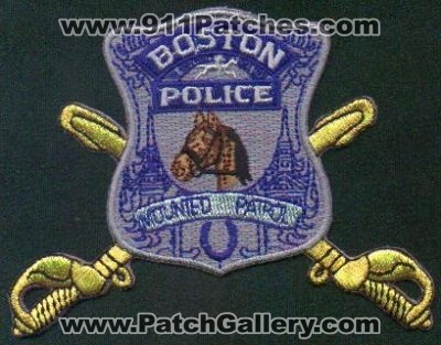 Boston Police Mounted Patrol
Thanks to EmblemAndPatchSales.com for this scan.
Keywords: massachusetts