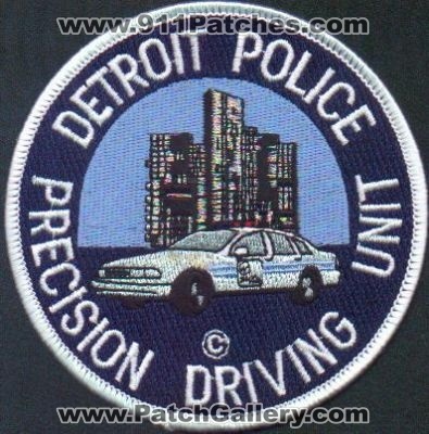 Detroit Police Precision Driving Unit
Thanks to EmblemAndPatchSales.com for this scan.
Keywords: michigan