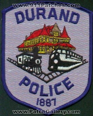 Durand Police
Thanks to EmblemAndPatchSales.com for this scan.
Keywords: michigan