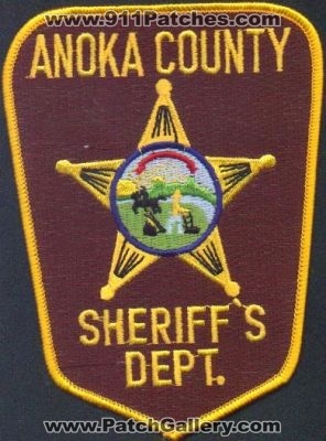 Anoka County Sheriff's Dept
Thanks to EmblemAndPatchSales.com for this scan.
Keywords: minnesota sheriffs department
