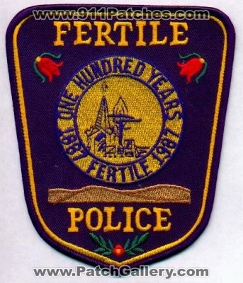 Fertile Police
Thanks to EmblemAndPatchSales.com for this scan.
Keywords: minnesota
