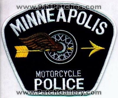 Minneapolis Police Motorcycle
Thanks to EmblemAndPatchSales.com for this scan.
Keywords: minnesota
