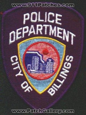 Billings Police Department
Thanks to EmblemAndPatchSales.com for this scan.
Keywords: montana city of