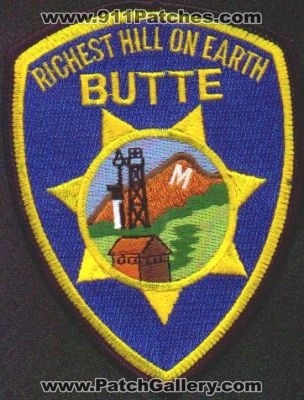 Butte Police
Thanks to EmblemAndPatchSales.com for this scan.
Keywords: montana
