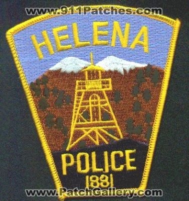 Helena Police
Thanks to EmblemAndPatchSales.com for this scan.
Keywords: montana