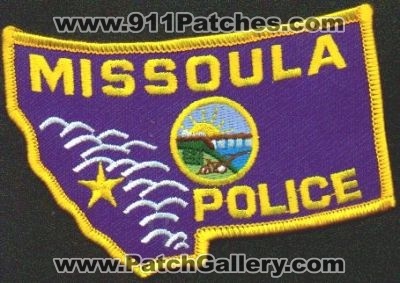 Missoula Police
Thanks to EmblemAndPatchSales.com for this scan.
Keywords: montana