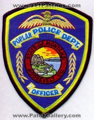 Poplar Police Dept Officer
Thanks to EmblemAndPatchSales.com for this scan.
Keywords: montana department