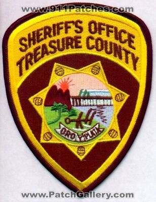 Treasure County Sheriff's Office
Thanks to EmblemAndPatchSales.com for this scan.
Keywords: montana sheriffs