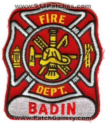 Badin Fire Department (North Carolina)
Scan By: PatchGallery.com
Keywords: dept.