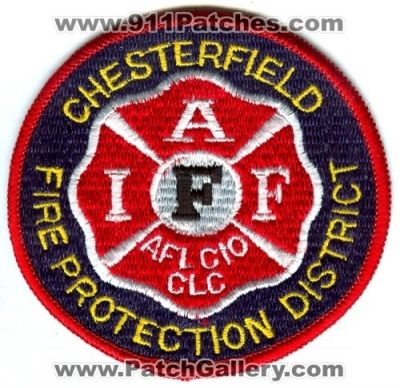 Chesterfield Fire Protection District IAFF (Missouri)
Scan By: PatchGallery.com
