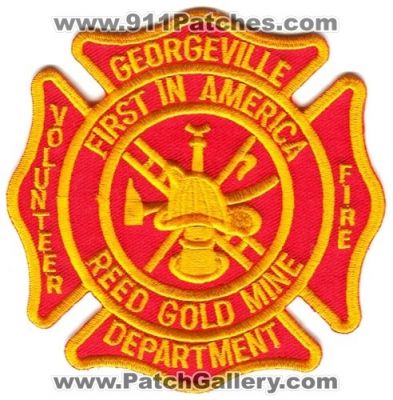 Georgeville Volunteer Fire Department (North Carolina)
Scan By: PatchGallery.com
Keywords: reed gold mine