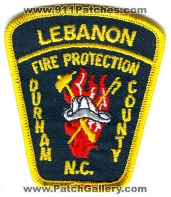 Lebanon Fire Protection (North Carolina)
Scan By: PatchGallery.com
Keywords: durham county n.c.