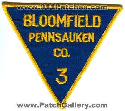 Bloomfield Pennsauken Fire Company 3 (New Jersey)
Scan By: PatchGallery.com
Keywords: co.