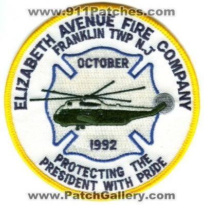 Elizabeth Avenue Fire Company (New Jersey)
Scan By: PatchGallery.com
Keywords: ave. co. franklin twp. township n.j. protecting the president with pride